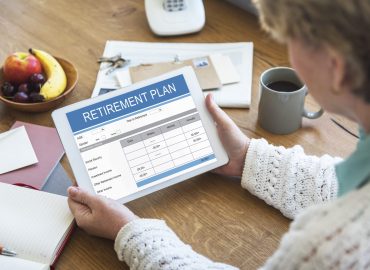 Canada pension Plan Retirement Plan Form Investment Senior Adult Concept